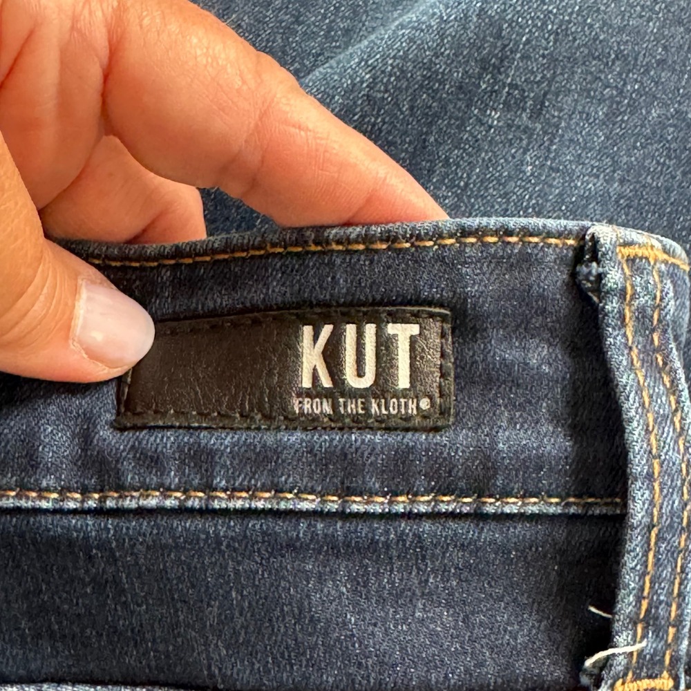 Kut from the Kloth 8 Blue Connie High Rise Fab AB Ankle Skinny Jeans KP1224MA9 - Picture 10 of 13